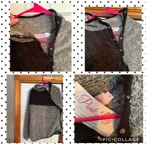 Pink Lily snap pullover
